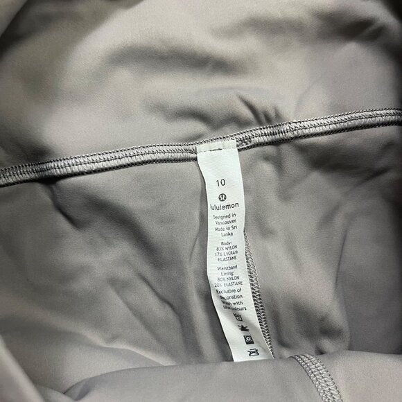 Lululemon Athletic Speed Wunder Tight Yoga Pants Asym Moon Chrome NWT Sz 10 - Picture 6 of 6